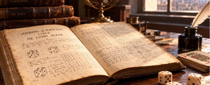 Cardano's 1564 book on chance waited a century to be printed